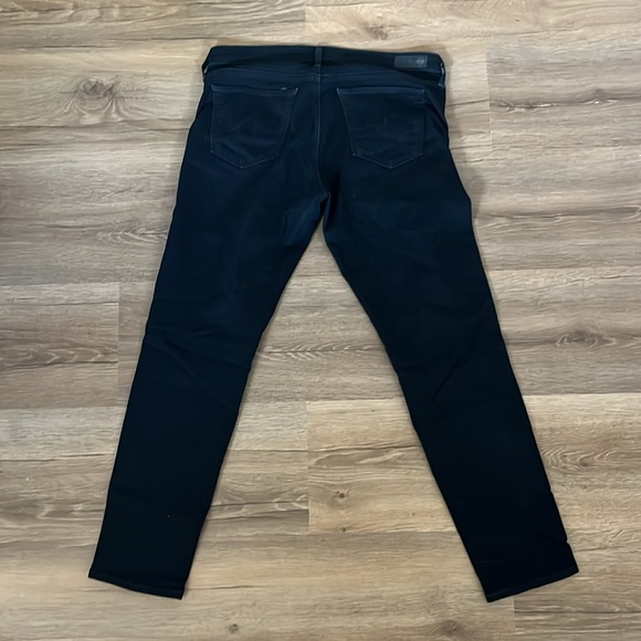 Ag Adriano Goldschmied Jeans The Stevie Slim Straight Ankle Dark Wash Size 30 - Picture 9 of 9